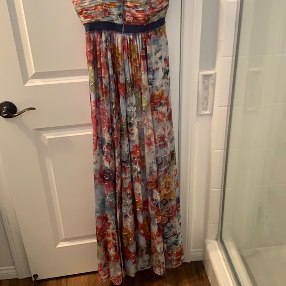 BCBGMaxazria One-Shoulder Gown - Picture 8 of 9